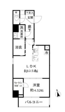 モンレーヴ御徒町 1001 間取り図