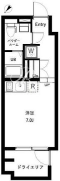 オーキッドレジデンス代々木 101 間取り図