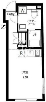 オーキッドレジデンス代々木 402 間取り図