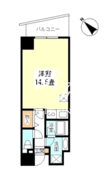TKフラッツ渋谷 309 間取り図