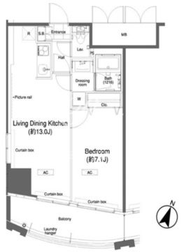 グランハイツ高田馬場 1019 間取り図