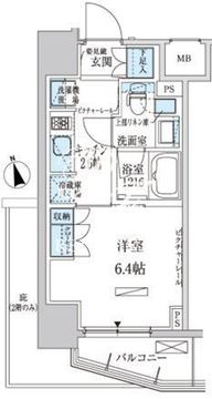 パークアクシス東上野 204 間取り図