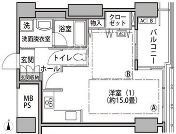 東雲キャナルコートCODAN 17-1206 間取り図