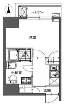 ラシーヌ東上野 302 間取り図