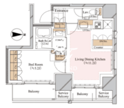 ブランシエスタ白山 1205 間取り図