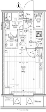 プレミアムキューブG市谷甲良町 1402 間取り図