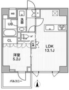 オルタナ押上 205 間取り図