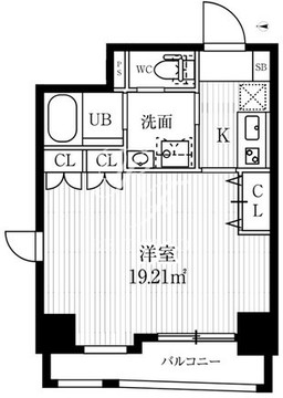 サンライズ浅草田原町 301 間取り図