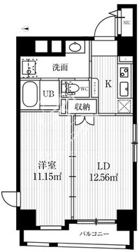 サンライズ浅草田原町 501 間取り図