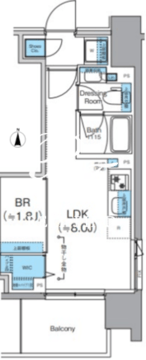 クレヴィアリグゼ錦糸町 503 間取り図