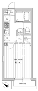 エルスタンザ押上 301 間取り図