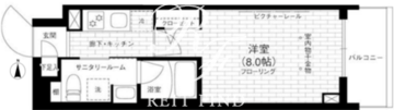 ステージグランデ京急蒲田 504 間取り図