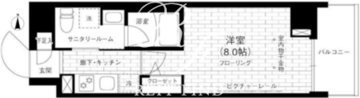 ステージグランデ京急蒲田 104 間取り図