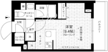 ステージグランデ京急蒲田 309 間取り図
