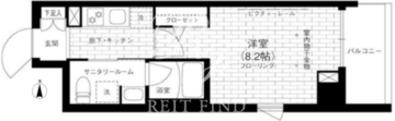ステージグランデ京急蒲田 201 間取り図