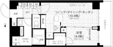 ステージグランデ京急蒲田 702 間取り図