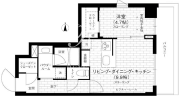 ステージグランデ京急蒲田 803 間取り図