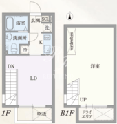 パセオ自由が丘 102 間取り図