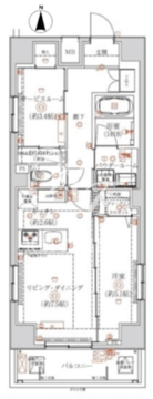 アルテシモリーノ 705 間取り図