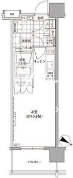 パークハビオ渋谷神山町 303 間取り図