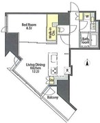 プライムメゾン本郷 1103 間取り図