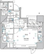 ディアレイシャス錦糸町 701 間取り図