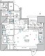ディアレイシャス錦糸町 701 間取り図