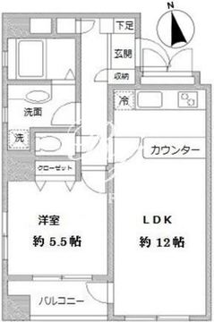 ラクラス田原町 601 間取り図