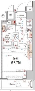 プレール・ドゥーク両国3 202 間取り図