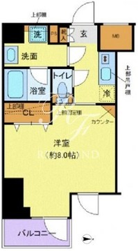 クレヴィスタ亀戸4 605 間取り図