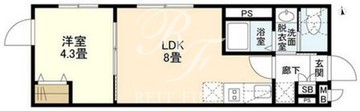 ウェルスクエアイズム都立大学 101 間取り図