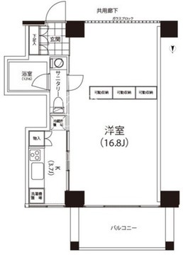 クイズ恵比寿 809 間取り図