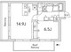 グランデュオ経堂15 501 間取り図