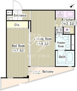 代々木　ＭＫ　ＣＯＵＲＴ 101 間取り図
