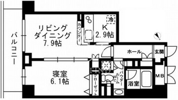 パークフラッツ学芸大学 602 間取り図