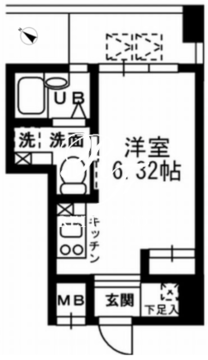レジディア三越前 902 間取り図