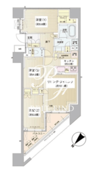 パークホームズ清澄白河 106 間取り図