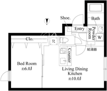 ミレドゥーエ墨田東駒形 403 間取り図