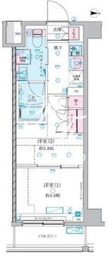 ジェノヴィア押上2 204 間取り図