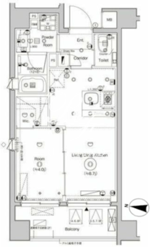 シーフォルム森下2 303 間取り図