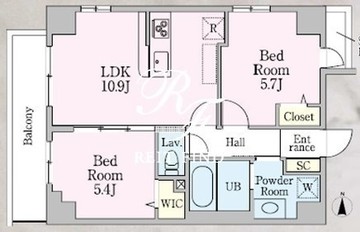 ラダーハイ 601 間取り図