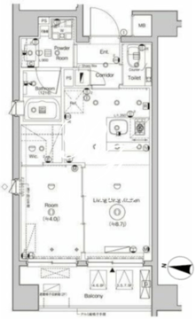 シーフォルム森下2 503 間取り図