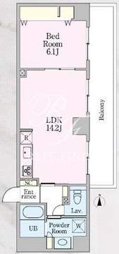 ラダーハイ 304 間取り図