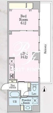 ラダーハイ 604 間取り図
