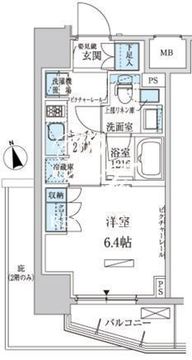 パークアクシス東上野 504 間取り図