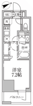 レジディア新御徒町2 901 間取り図