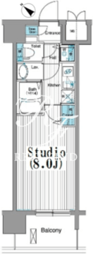 グランド・ガーラ銀座 617 間取り図