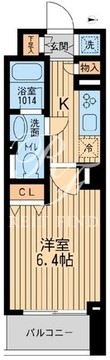 KDXレジデンス幡ヶ谷 1202 間取り図
