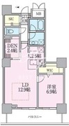 ロイヤルパークスタワー南千住 1605 間取り図
