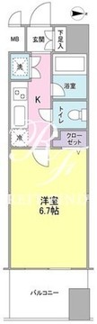 プロスペクト・グラーサ広尾 407 間取り図